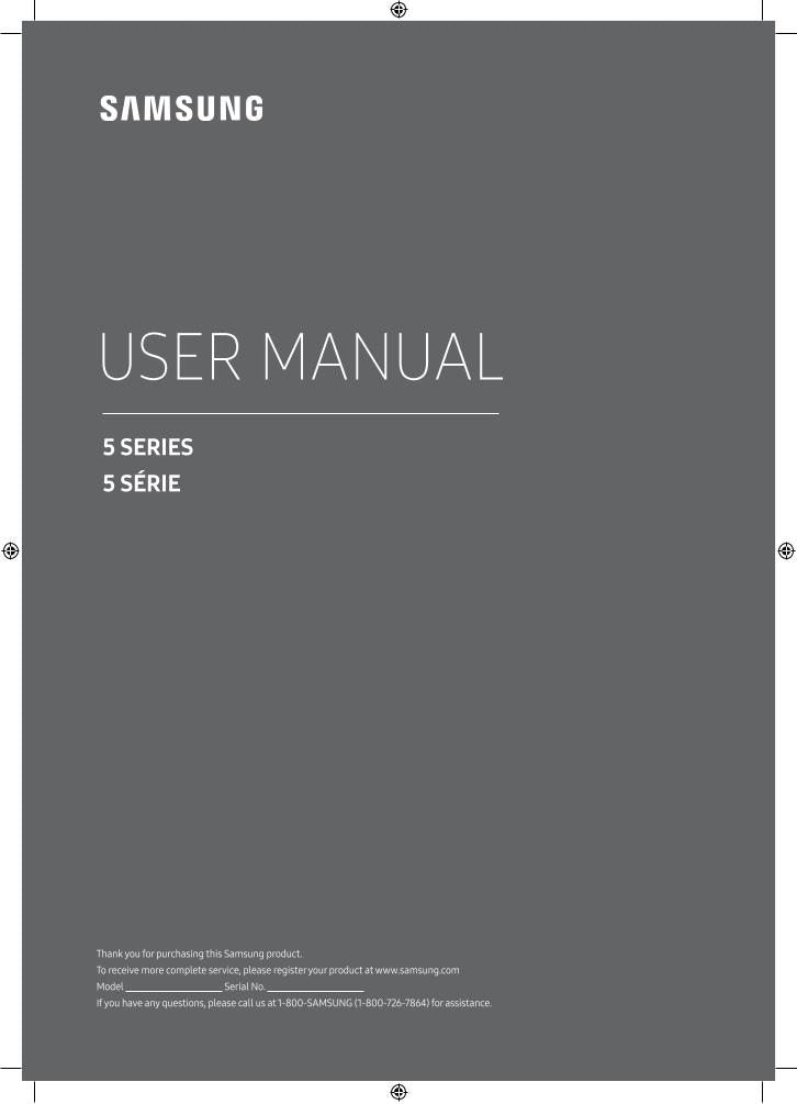 Samsung UN40N5200AF TV Operating Manual
