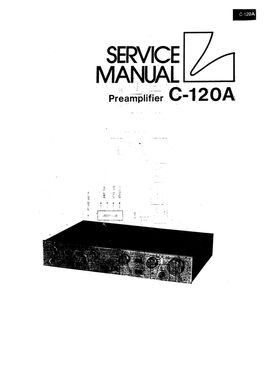 Luxman C-120A Pre-Amplifier Service Manual (Pages: 16)