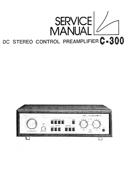 Luxman C-300 Pre-Amplifier Service Manual (Pages: 21)