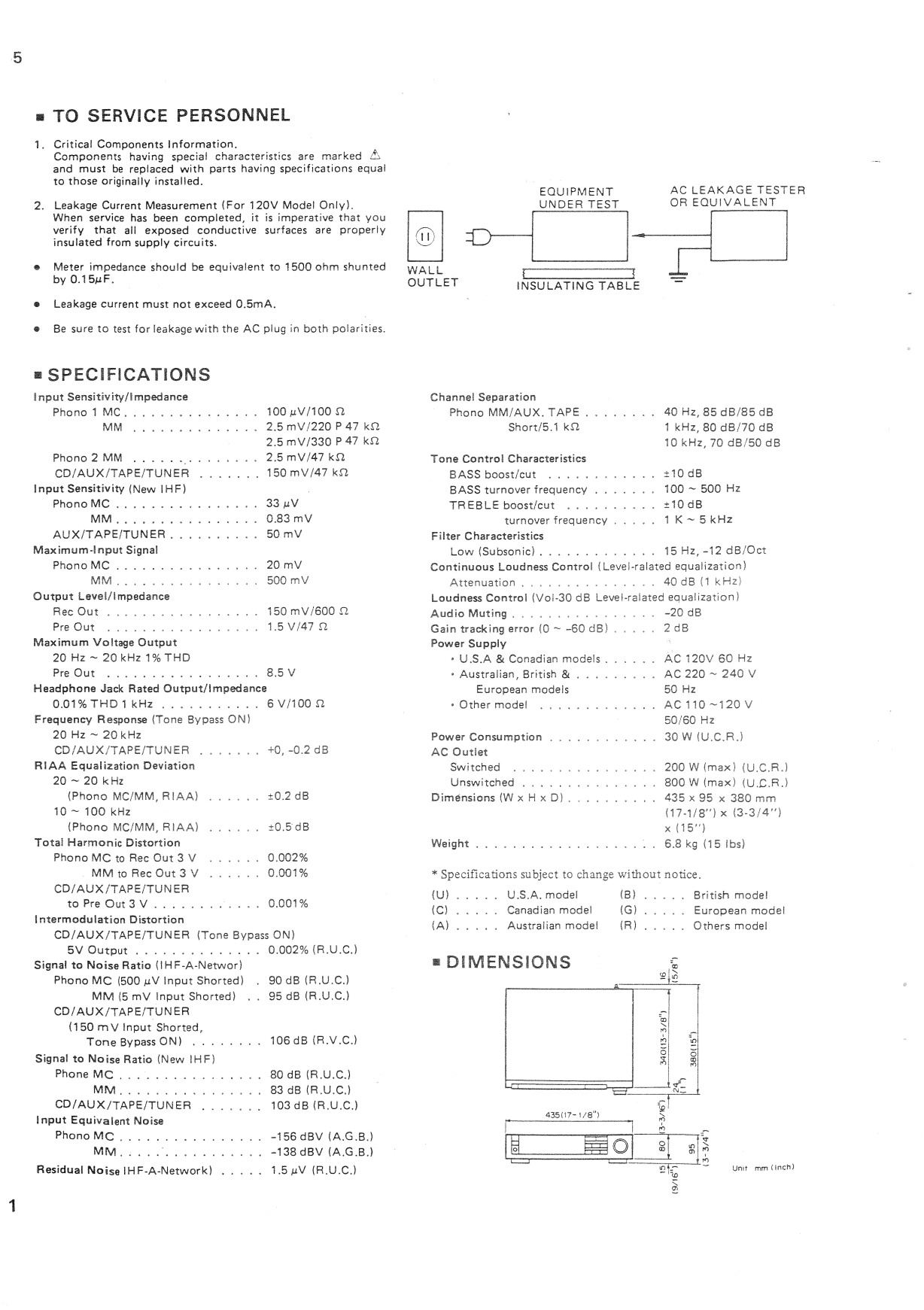 Yamaha C-65 Amplifier Service Manual (Pages: 27)