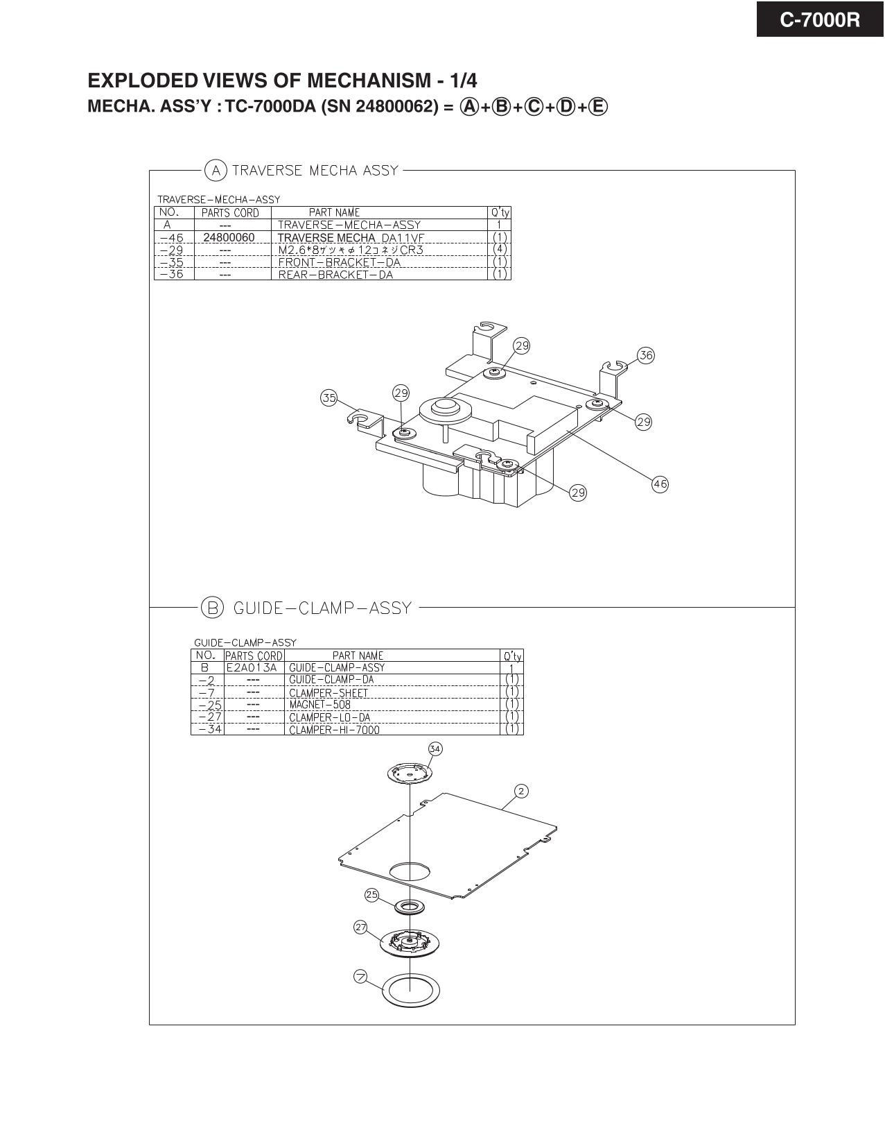 Onkyo C-7000R CD Player Service Manual (Pages: 51)
