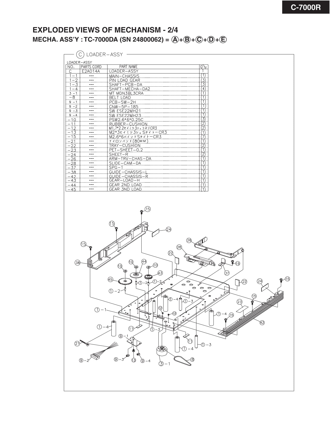 Onkyo C-7000R CD Player Service Manual (Pages: 51)
