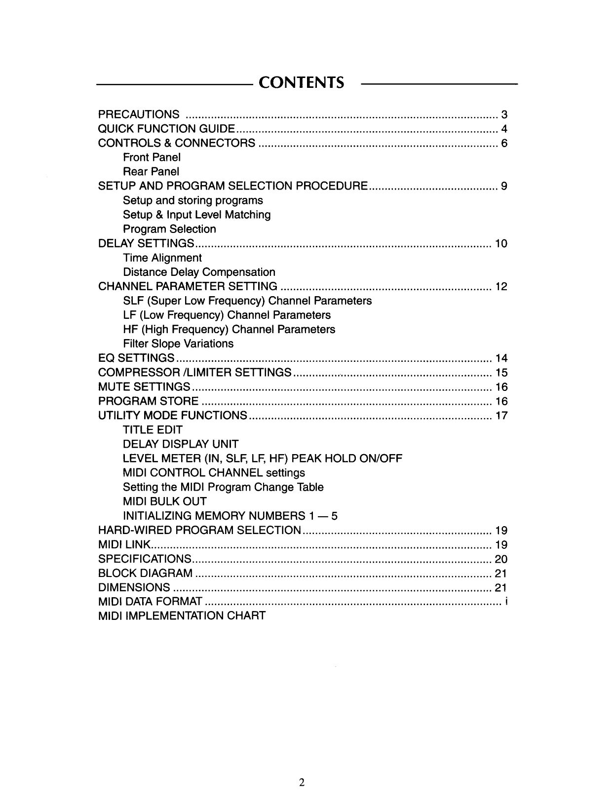 Yamaha C20A System Controller Owner/ User Manual (Pages: 28)