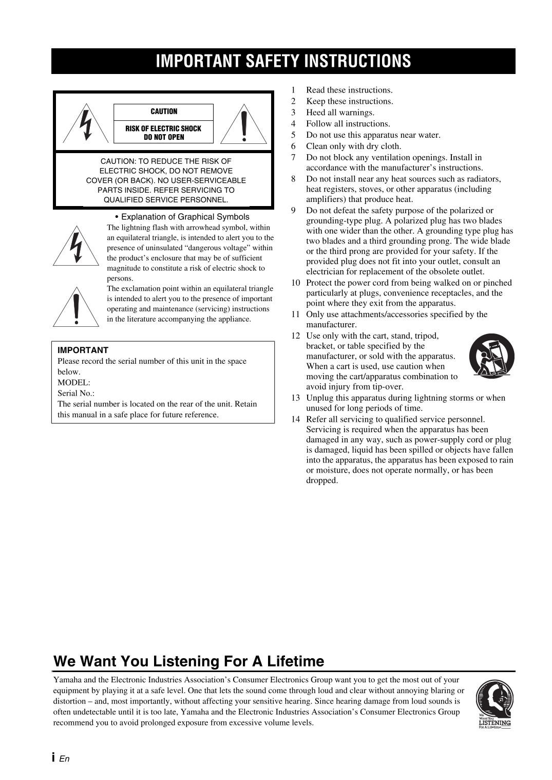 Yamaha CD-N500 CD Player Owner's/ User Manual (Pages: 78)