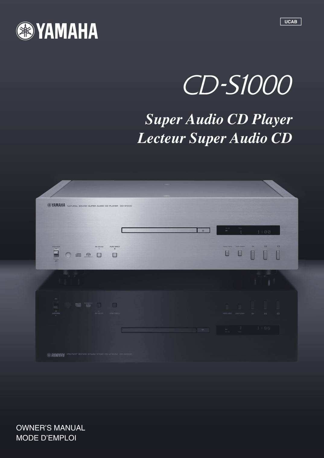 Yamaha CD-S1000 CD Player Owner's/ User Manual (Pages: 29)