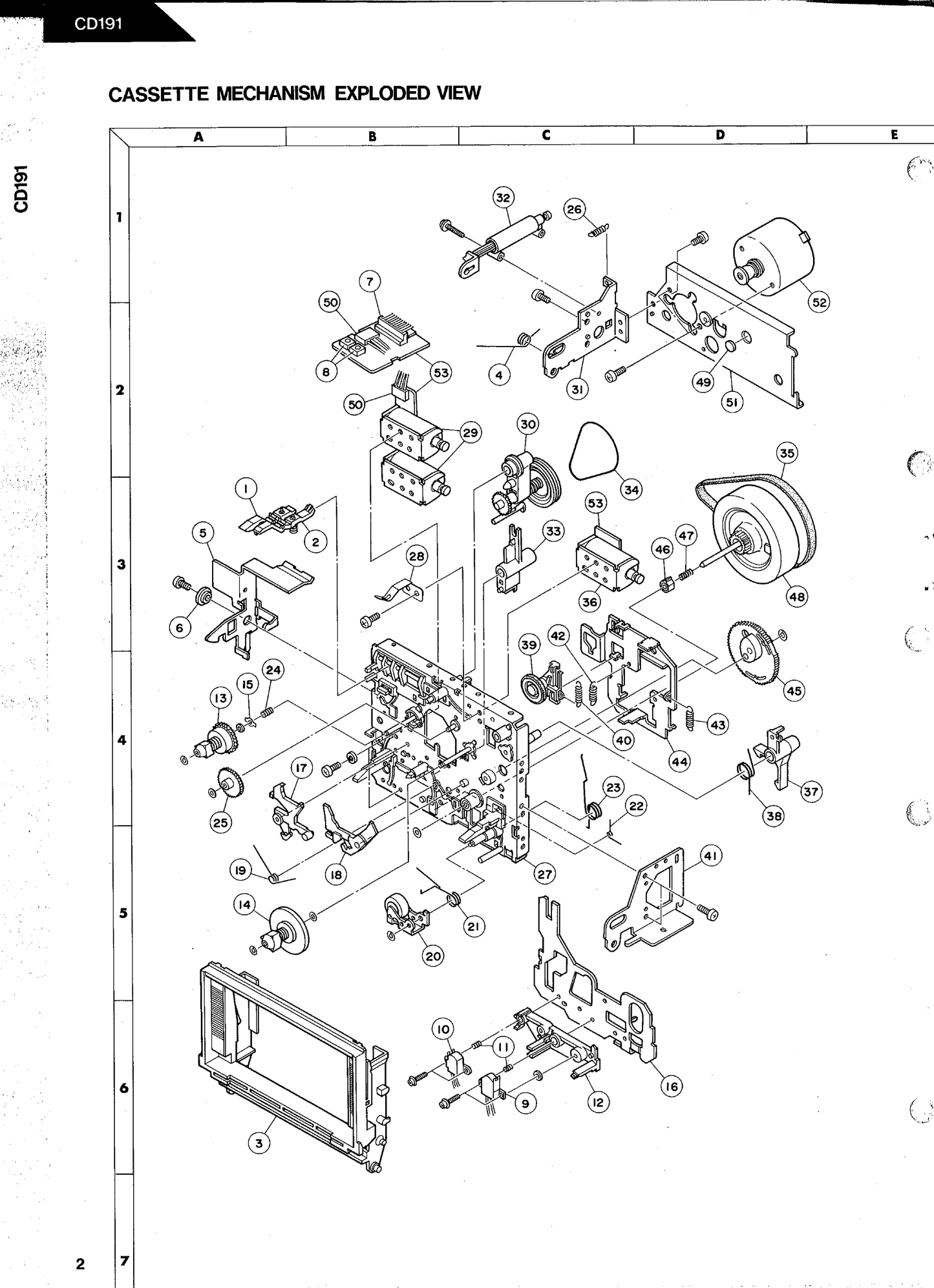 Harman/ Kardon CD191 Ultra Wideband Linear Phase Cassette Deck Service Manual (Pages: 23)