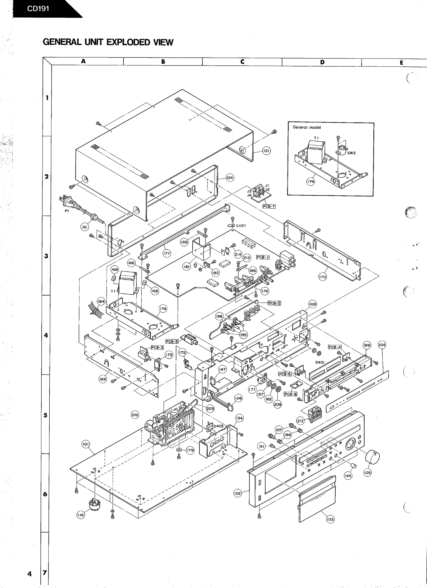 Harman/ Kardon CD191 Ultra Wideband Linear Phase Cassette Deck Service Manual (Pages: 23)