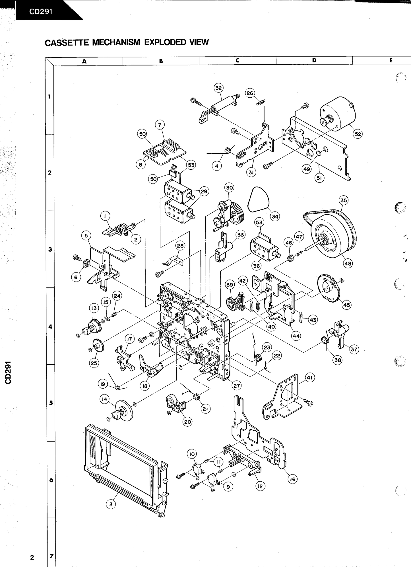 Harman/ Kardon CD291 Ultra Wideband Linear Phase Cassette Deck Service Manual (Pages: 23)