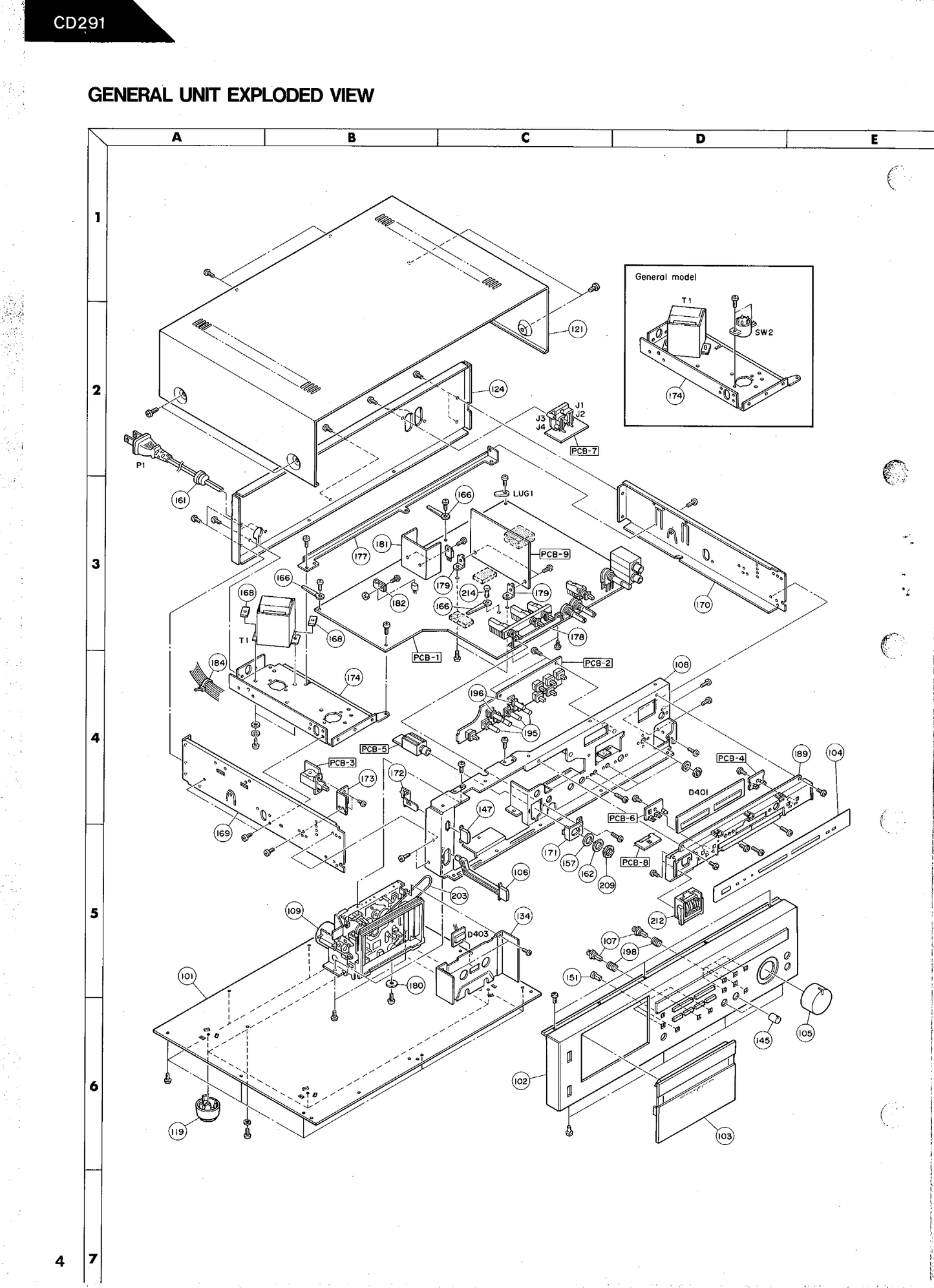 Harman/ Kardon CD291 Ultra Wideband Linear Phase Cassette Deck Service Manual (Pages: 23)