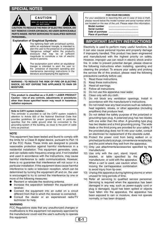 Sharp CDBH950 Audio System Operating Manual