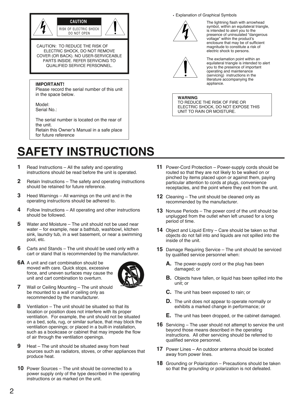 Yamaha CDC-505 & CDC-905 CD Player Owner's/ User Manual (Pages: 24)