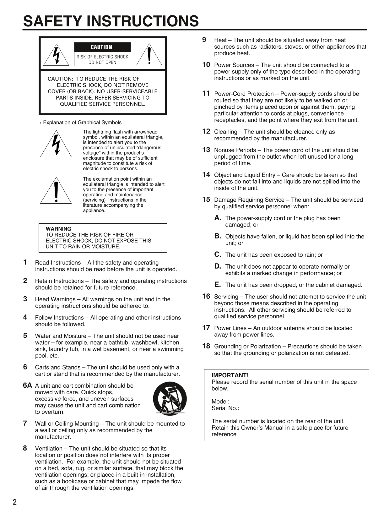 Yamaha CDC-625 CD Player Owner's/ User Manual (Pages: 15)