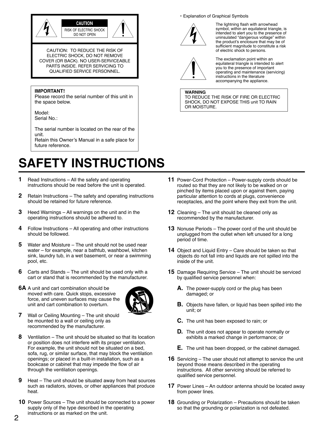 Yamaha CDC-775 CD Player Owner's/ User Manual (Pages: 28)