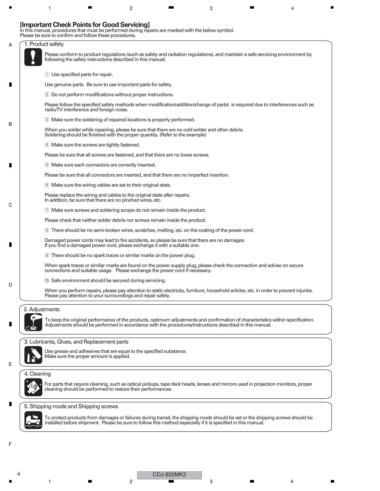Pioneer CDJ-8000MK2 CD Player Service Manual (Pages: 144)