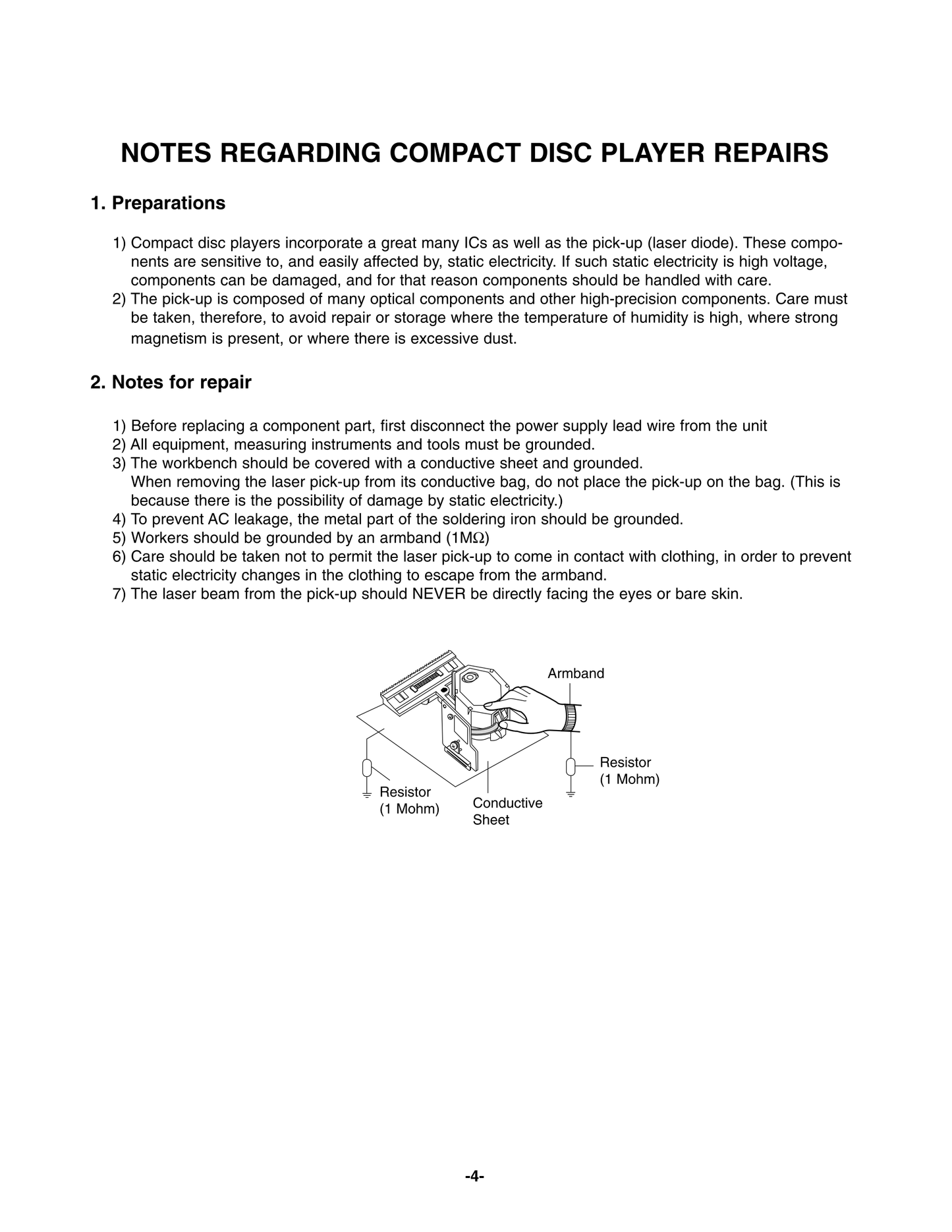 Harman/ Kardon CDR 25 & 26 Dual Tray CD Recorder/ Player Service Manual (Pages: 80)