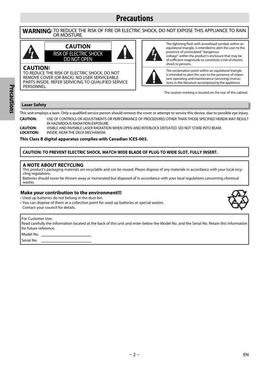 Philips CDV210HH8 TV/DVD Combo Operating Manual