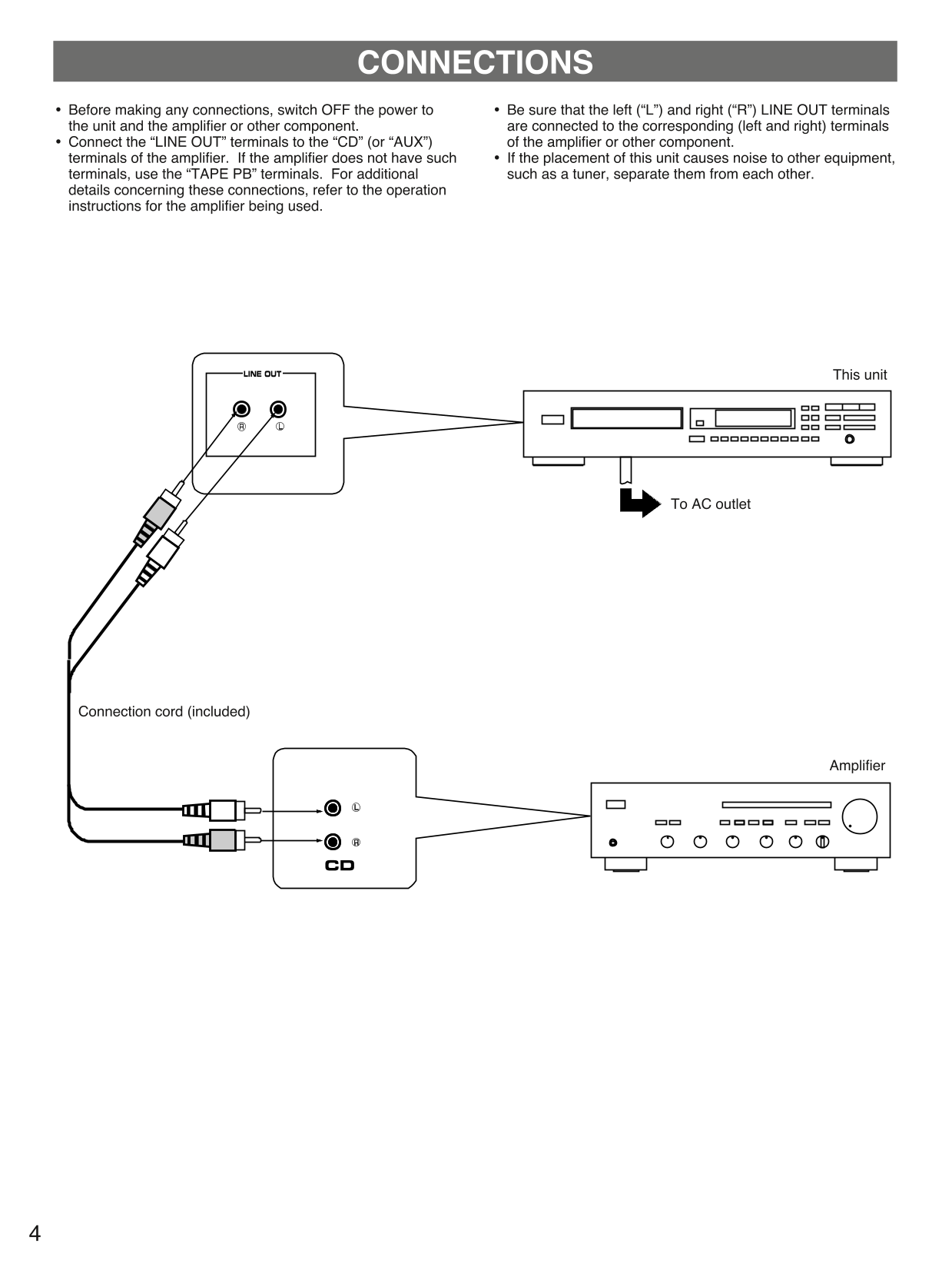 Yamaha CDX-470 CD Player Owner's/ User Manual (Pages: 18)