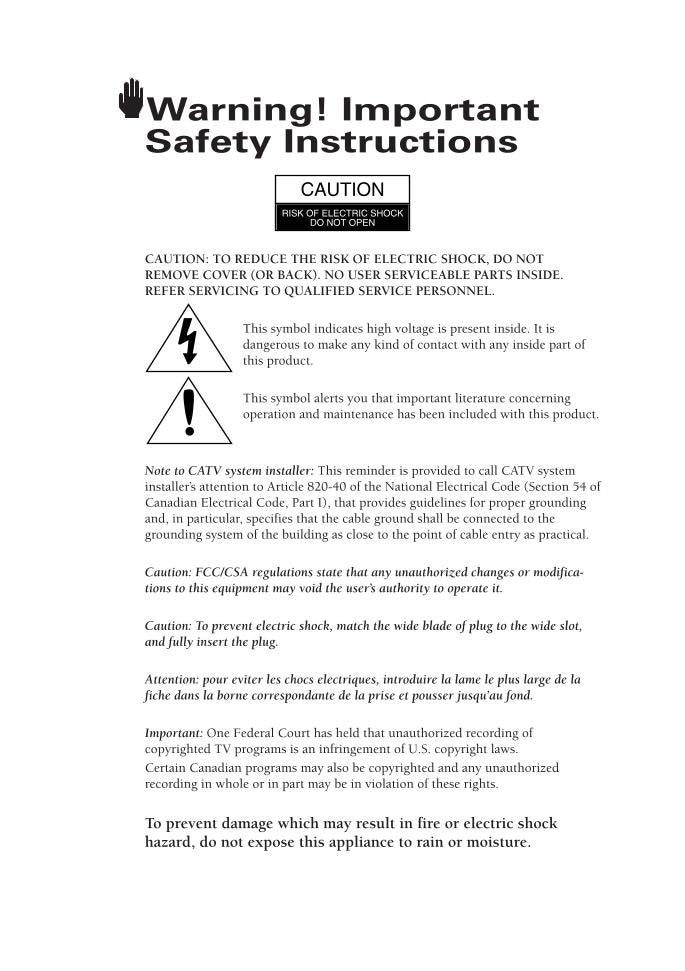 Samsung CL15A8L CL15A8W CL21A9W TV Operating Manual