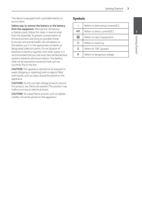 LG CM3370 Audio System Operating Manual