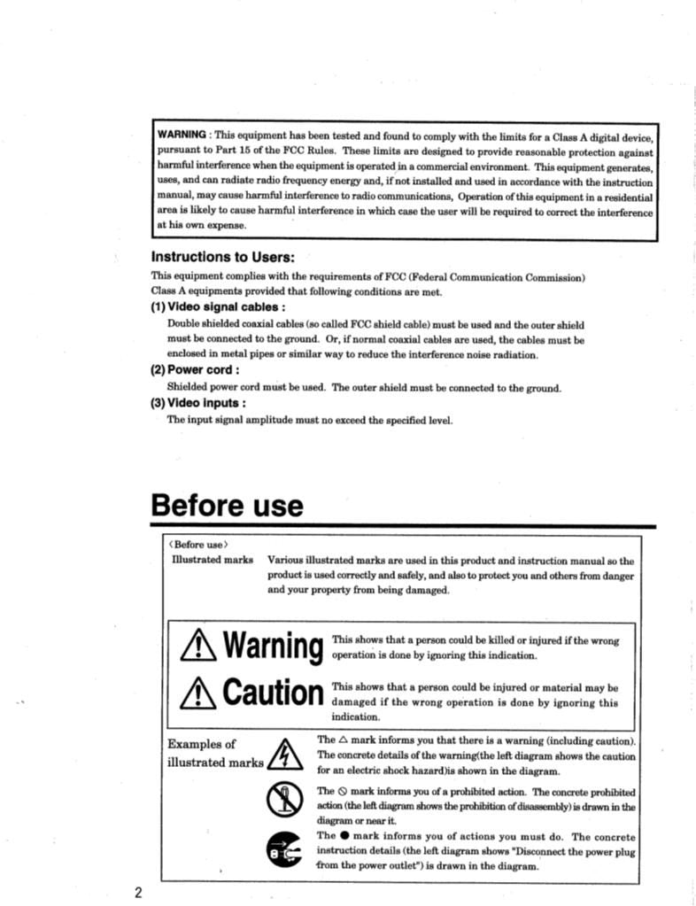 Hitachi CPL500A Projector Operating Manual