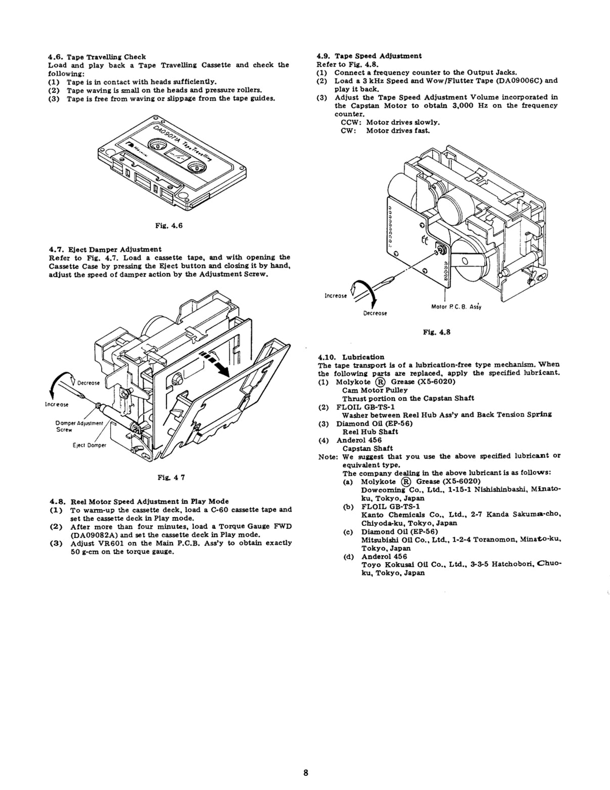 Nakamichi CR-4, CR-4A, CR-4E & CR-40 Discrete Head Cassette Deck Owner & Service Manual (Pages: 57)