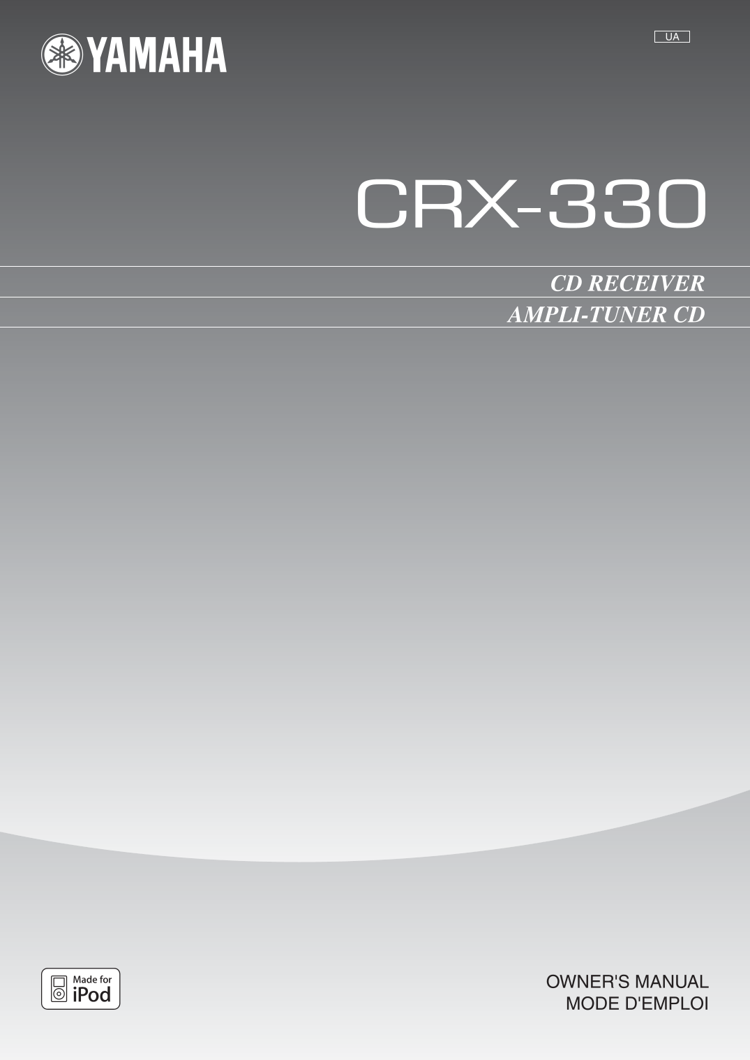 Yamaha CRX-330 CD Player Owner's/ User Manual (Pages: 32)