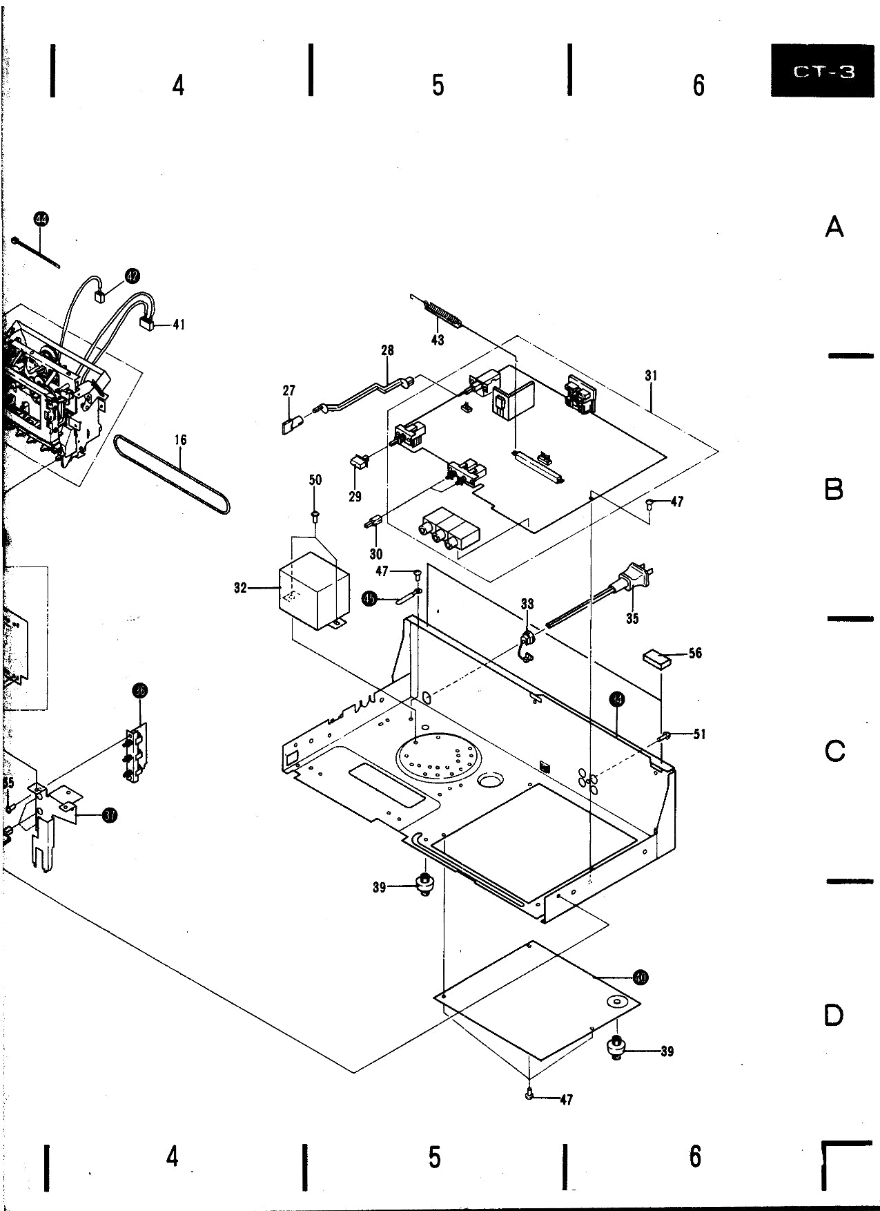 Pioneer CT-3 Stereo Cassette Tape Deck Service Manual (Pages: 42)