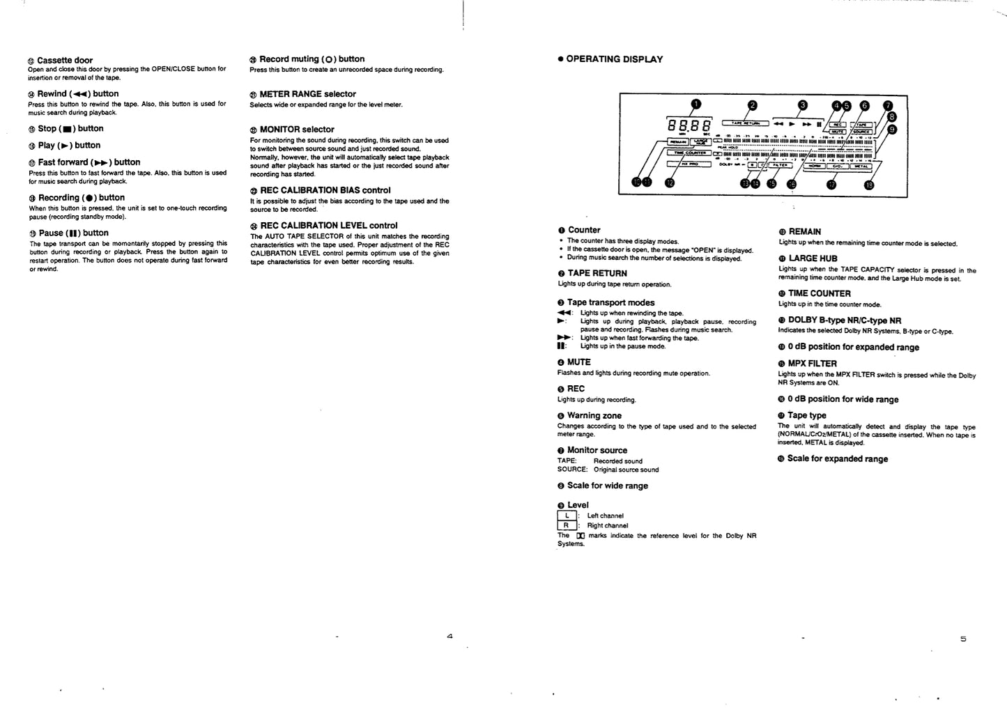 Pioneer CT-91A Stereo Cassette Tape Deck Service Manual (Pages: 24)