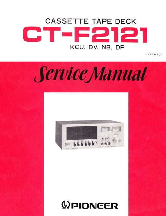 Pioneer CT-F2121 Cassette Tape Deck Service Manual (Pages: 60)