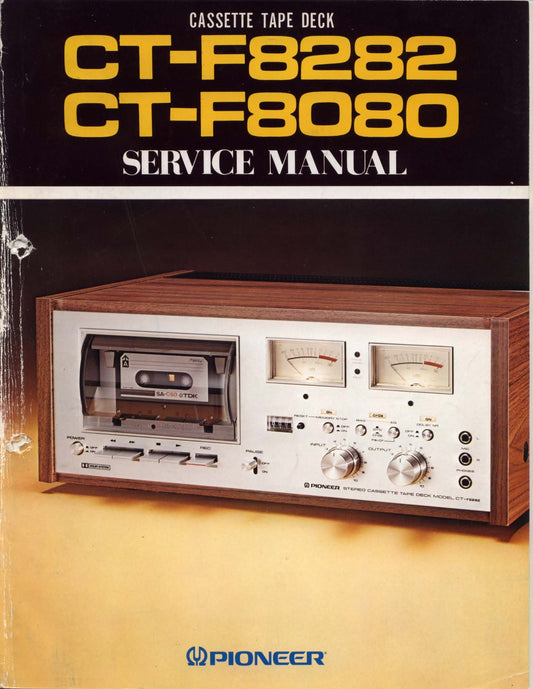 Pioneer CT-F8080 & CT-F8282 Cassette Deck Service Manual (Pages: 92)