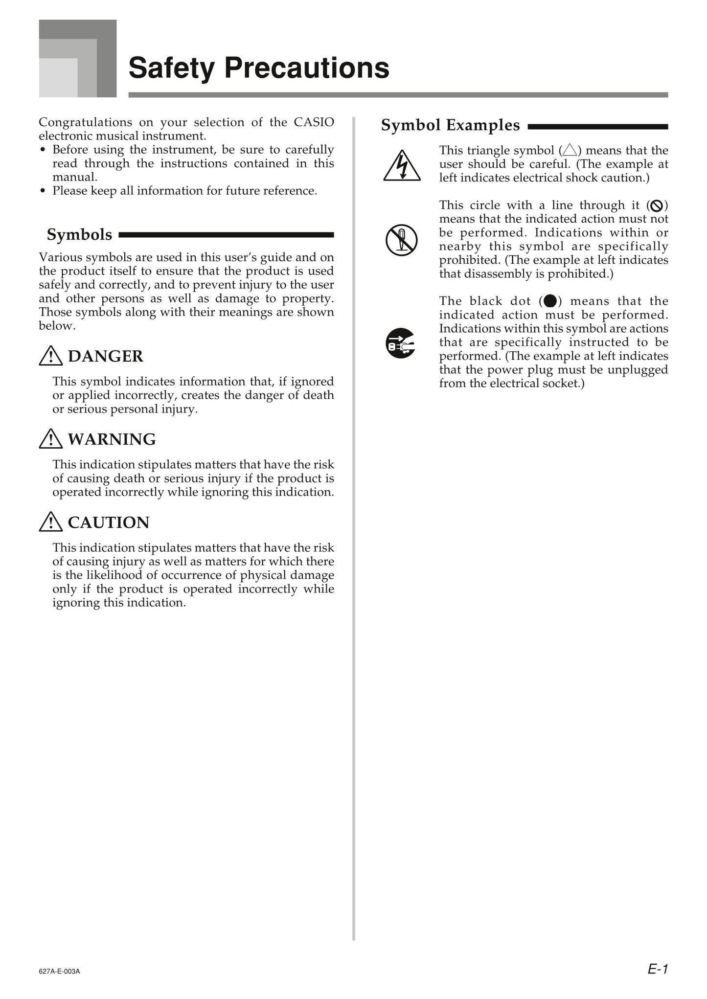 Casio CTK-496 & CTK-700 Keyboard Piano Owner's/ User Manual (Pages: 45)