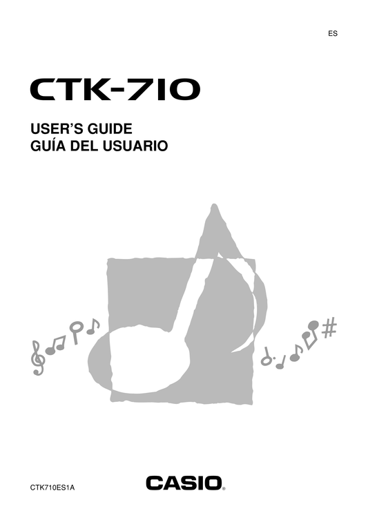 Casio CTK-710 Keyboard Piano Owner's/ User Manual (Pages: 48)