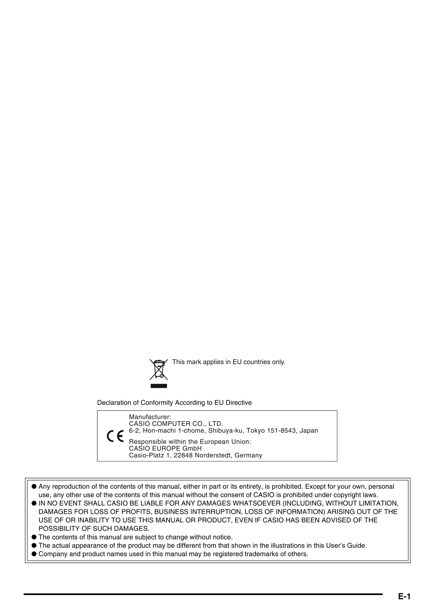 Casio CTK-850IN Keyboard Piano Owner's/ User Manual (Pages: 81)