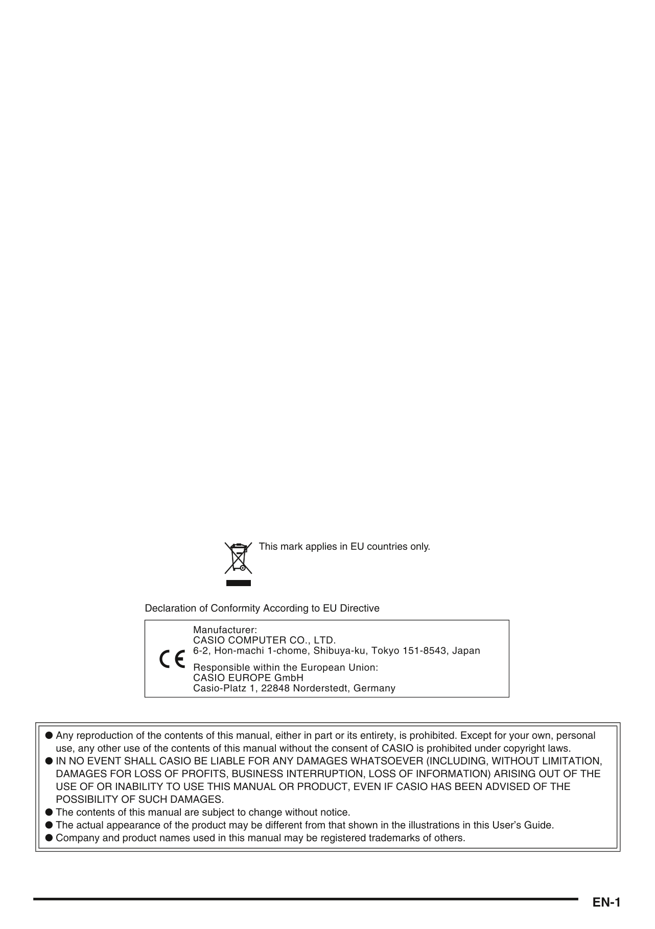 Casio CTK-860IN Keyboard Piano Owner's/ User Manual (Pages: 82)