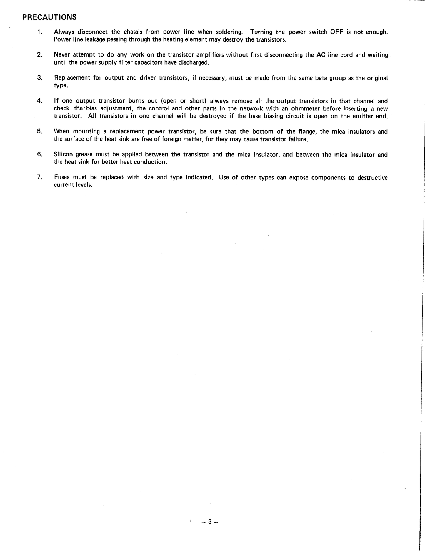 Harman/ Kardon Citation 19 Stereophonic Amplifier Owner & Service Manual (Pages: 23)