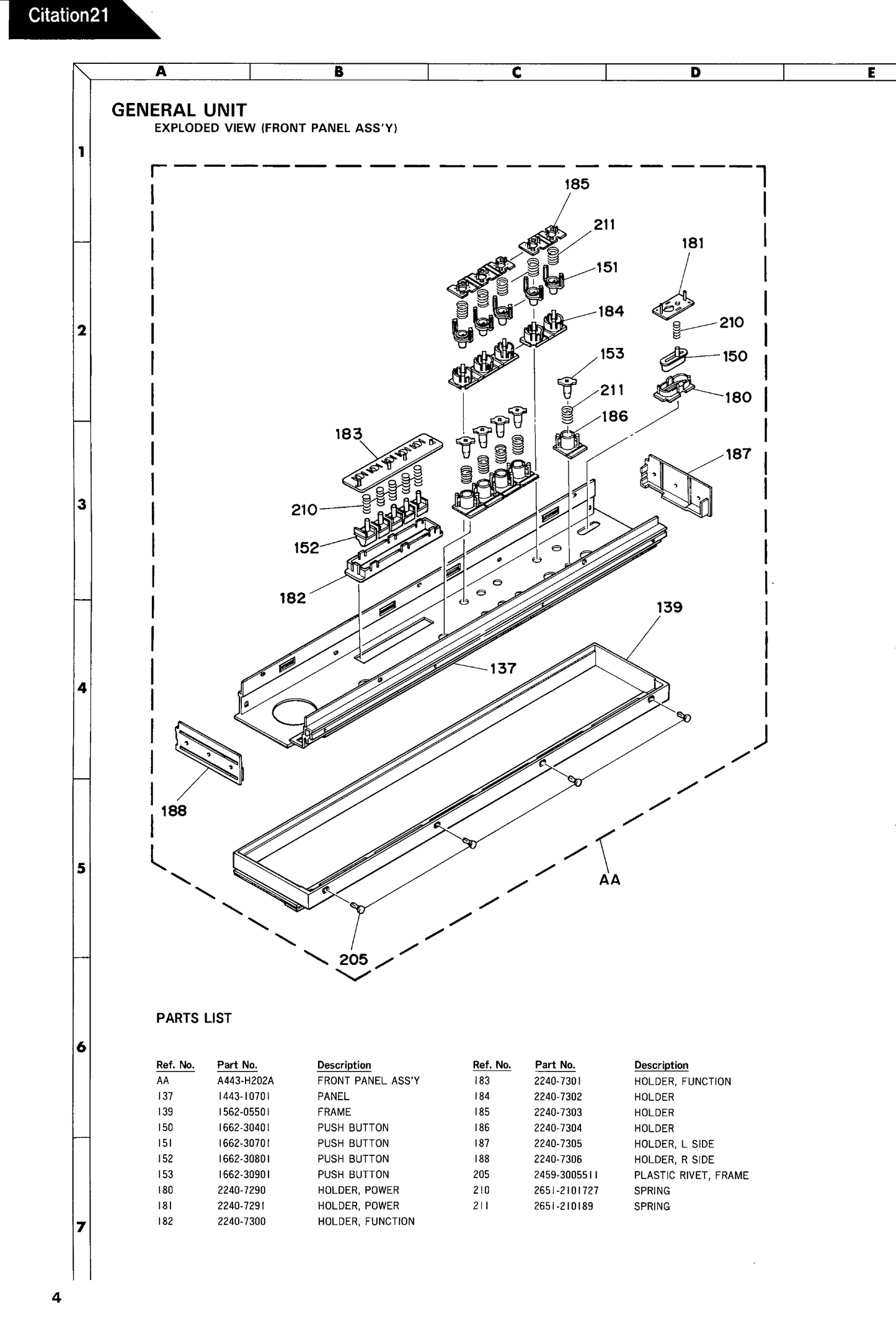 Harman/ Kardon Citation 21 Stereo Preamplifier Service Manual (Pages: 25)