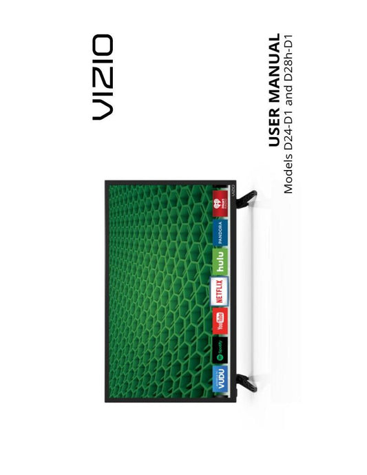 Vizio D24-173D1 TV Operating Manual