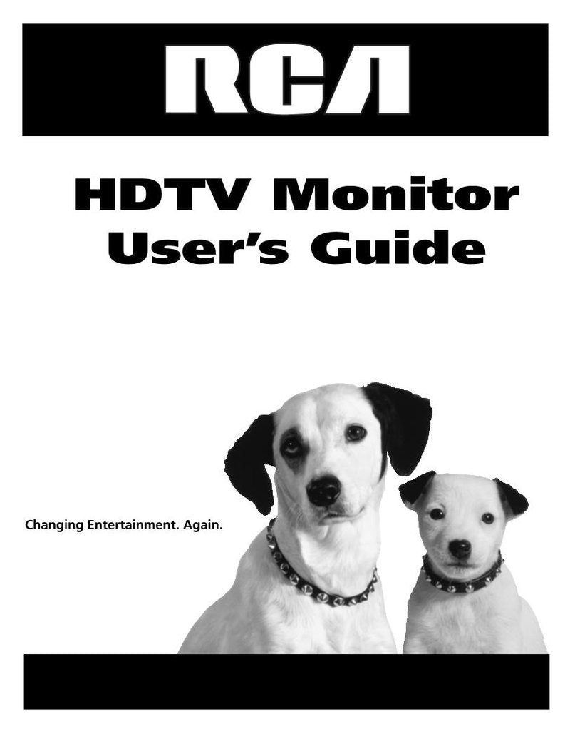 RCA D52W17 TV Operating Manual