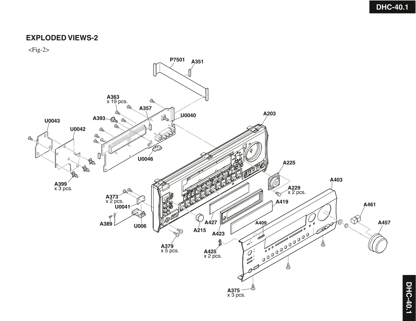 Integra DHC-40.1 AV Receiver Service Manual (Pages: 135)