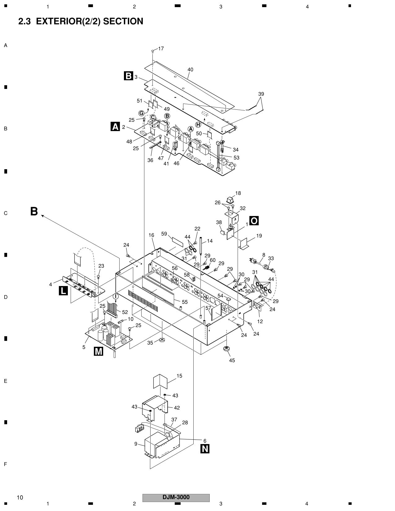 Pioneer DJM-3000 DJ Mixer Service Manual (Pages: 107)