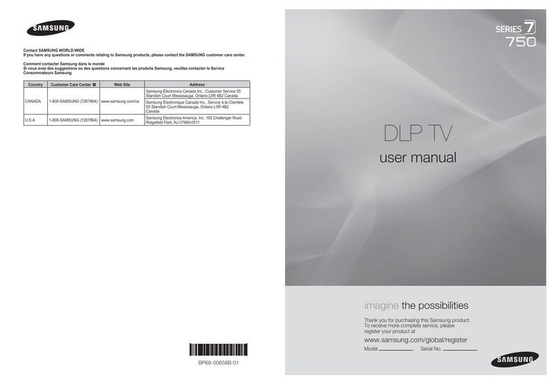 Samsung LH23PTTMBC/ZD LN32A550P3FX2C LN32A550P3FXZAAA03 TV Operating Manual