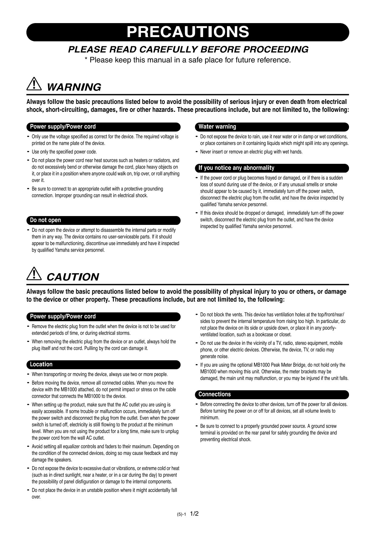 Yamaha DM1000 Digital Production Console Mixer Owner's/ User Manual (Version 2) (Pages: 388)