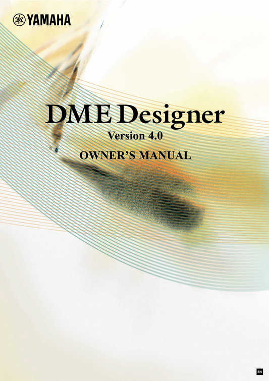 Yamaha DME Designer Mixing Console Owner/ User Manual (Pages: 526)