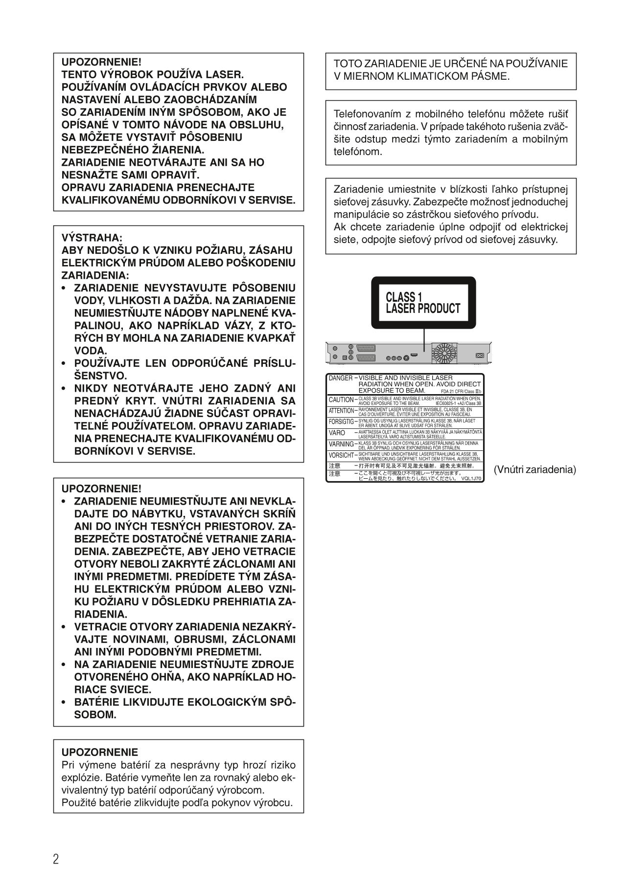 Panasonic DMR-EH57 & DMR-EH67 DVD Player/ Recorder Owner's/ User Manual (Pages: 80)