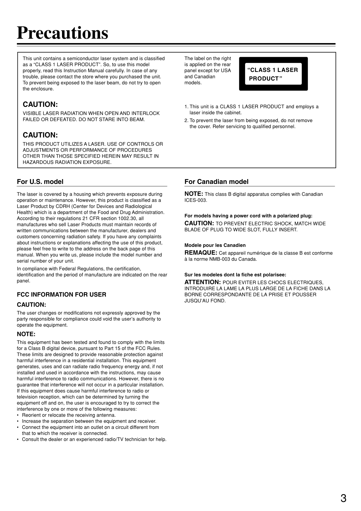 Integra DPS-5.2 DVD Player Owner's/ User Manual (Pages: 60)