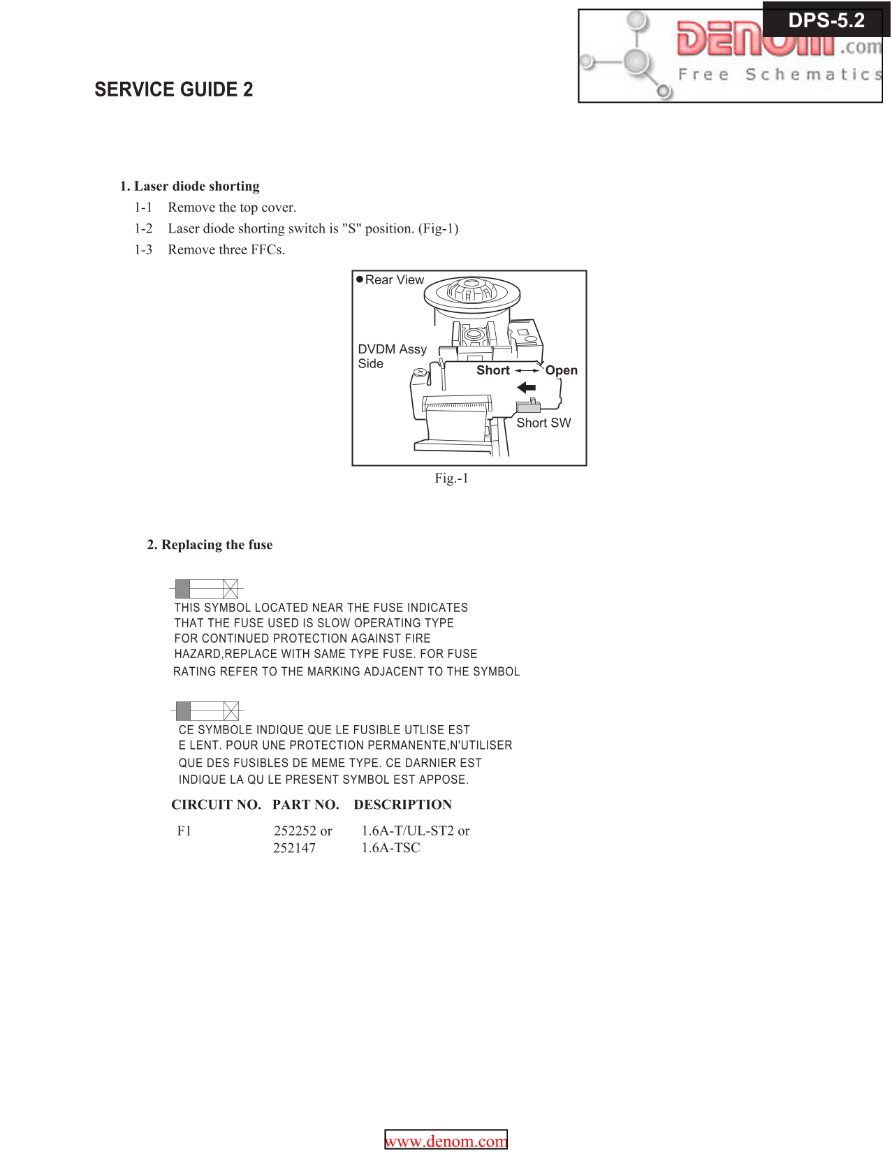 Integra DPS-5.2 DVD Player Service Manual (Pages: 40)