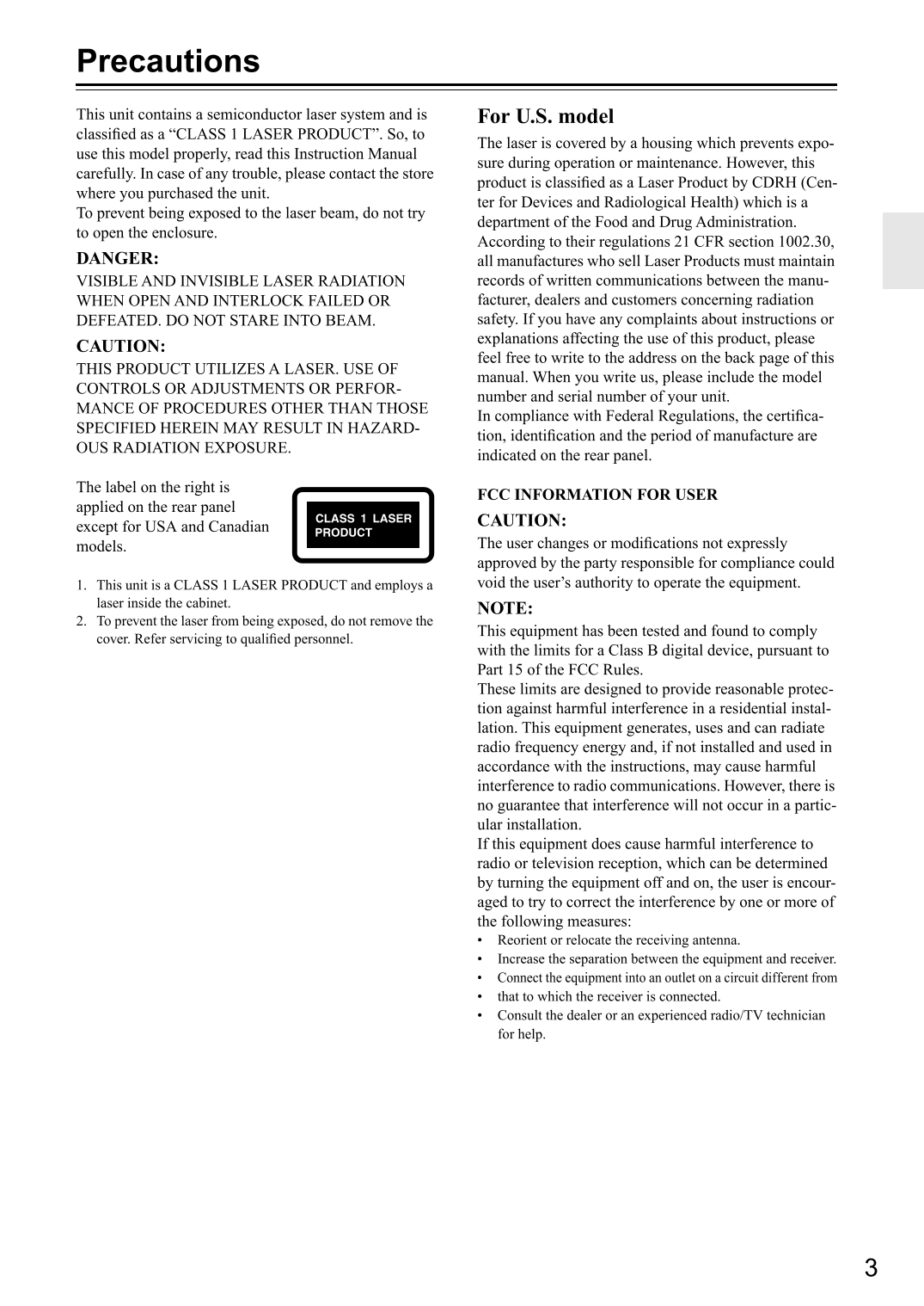 Integra DPS-5.4 DVD Player Owner's/ User Manual (Pages: 60)