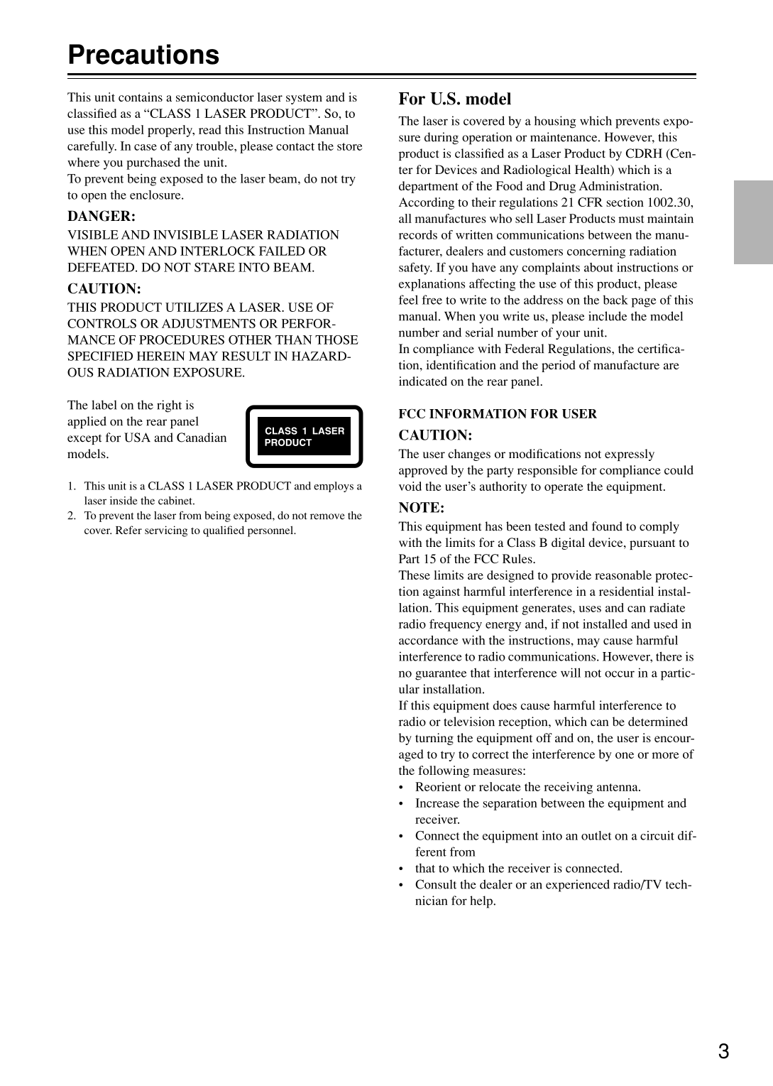 Integra DPS-6.5 CD/ DVD Player Owner's/ User Manual (Pages: 64)