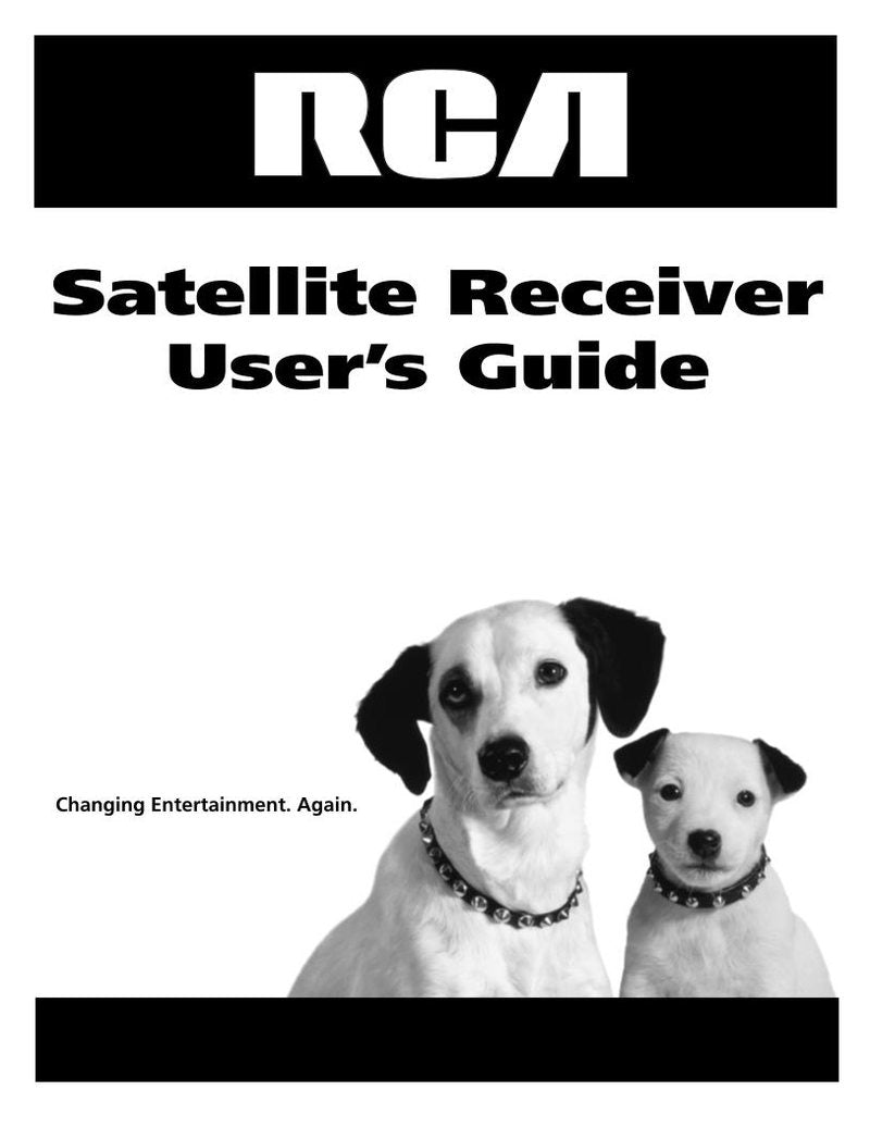 RCA DRD450 RG RGA DRD451 RA Satellite Receiver Operating Manual