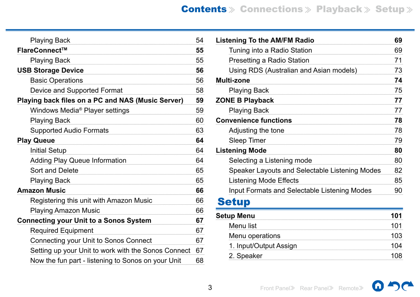 Integra DRX-2.3 AV Receiver Owner's/ User Manual (Pages: 153)